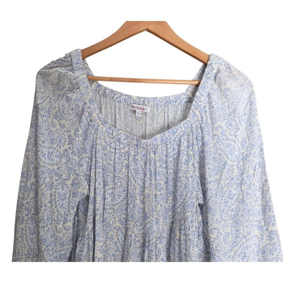 Women's - Patrons of Peace Blue Paisley Swing Dress, Size Small - Picture 2 of 8